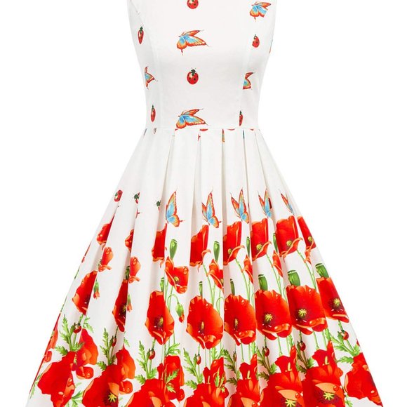 Grace Karin Retro A-Line Swing Dress size XL - Picture 5 of 5